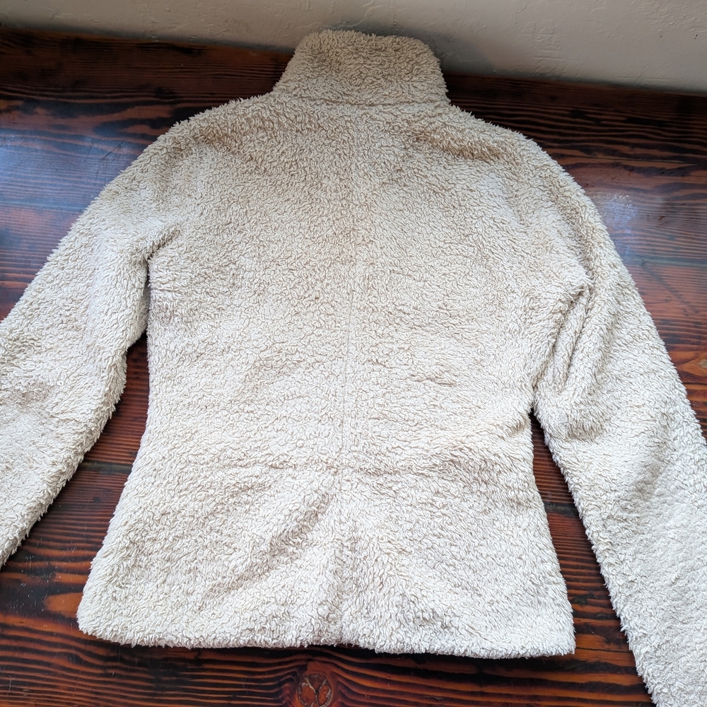 Patagonia Women’s Los Gatos Fleece Jacket – Cream / Taupe Trim (Size S) - Picture 6 of 6